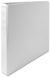 S.P. Richards Company Round Ring View Binder, 1 Inch Capacity, 11 x 8 1/2 Inches, White (SPR19601) : Office Products