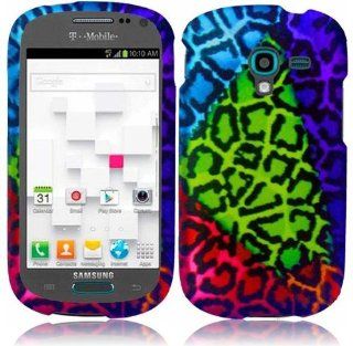 Samsung T599 Galaxy Exhibit ( Metro PCS , T Mobile ) Phone Case Accessory Stunning Leopard Design Hard Snap On Cover with Free Gift Aplus Pouch: Cell Phones & Accessories