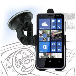 Celicious Fit In Dedicated Car Suction Mount Holder for Nokia Lumia 620: Cell Phones & Accessories
