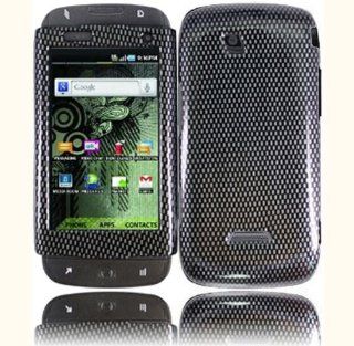 Gray Black Carbon Fiber Pattern Hard Cover Case for Samsung T Mobile Sidekick 4G SGH T839: Cell Phones & Accessories