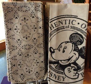 Authentic Original Disney Parks Mickey Mouse Kitchen Towel Set of 2 NEW : Other Products : Everything Else