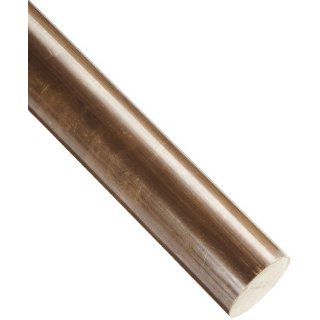 630 Bronze Round Rod, Unpolished (Mill) Finish, TQ50 Temper, ASTM B150/AMS 4640, 3 1/2" Diameter, 36" Length: Bronze Metal Raw Materials: Industrial & Scientific