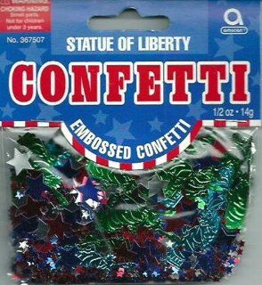 Statue of Liberty Patriotic Party Supply Confetti 0.5 oz. Toys & Games