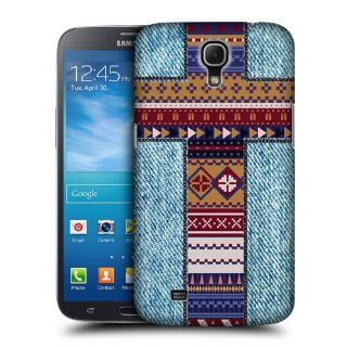 Head Case Designs Aztec Jeans Cross Collection Hard Back Case Cover for Samsung Galaxy Mega 6.3 I9200 I9205: Cell Phones & Accessories