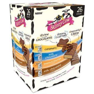 Skinny Cow Chocolate Candies Variety Pack   26 ct. : Candy And Chocolate Multipack Bars : Grocery & Gourmet Food