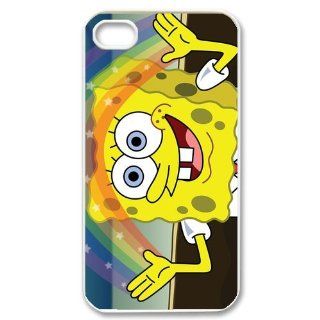 Personalized Cartoon SpongeBob SquarePants Protective Snap on Cover Case for iPhone 4/4S SS310: Cell Phones & Accessories