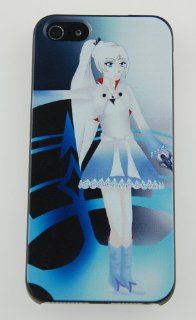 Rwby White Protective Hard Back Case for Apple Iphone 5 with Free Screen Protector: Cell Phones & Accessories