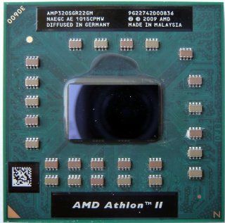 AMD Athlon II P320 2.10 GHz Processor   Socket S1 PGA 638. AMD ATHLON II DUAL CORE MOBILE P320 25W 45NM512K 2100MHZ DDR3 TRAY AMD SP. Dual core: Computers & Accessories
