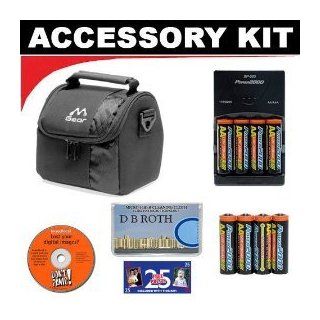 Deluxe Accessory Kit with Charger & 8 AA Rechargeable Batteries + Digital Camera Case For The HP PhotoSmart E337, E327, E317, 635, 435, 945, 735, 935, 850, 720, 320, 620, 812 Digital Cameras : Camera & Photo