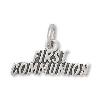 Sterling Silver First Communion Charm Vishal Jewelry Jewelry