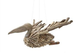 Driftwood Flying Pelican : Statues : Everything Else