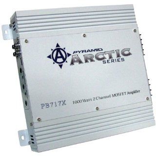 PYRAMID Product PYRAMID PB717X Arctic Series 2 Channel MOSFET Amplifier (1, 000W) : Vehicle Stereo Amplifiers : Car Electronics