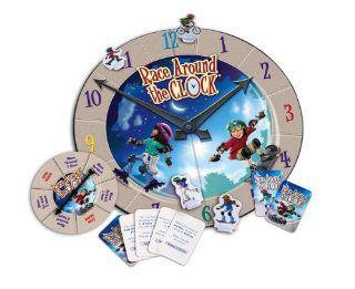 Learning Resources Race Around The Clock: Toys & Games