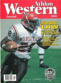 Marshall Faulk unsigned San Diego State Aztecs Athlon Sports 1992 College Football Western Preview Magazine: Sports Collectibles