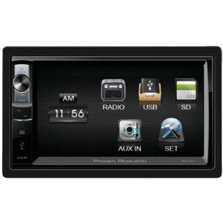 POWER ACOUSTIK PDR 654 Double DIN Digital Media Receiver with 6.5 Inch LCD Touch Screen  Vehicle Receivers 