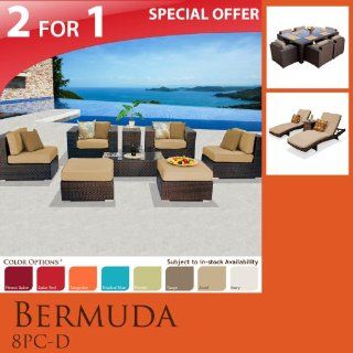 Bermuda 17 Piece Outdoor Wicker Patio Furniture Set B08dmtt : Outdoor And Patio Furniture Sets : Patio, Lawn & Garden