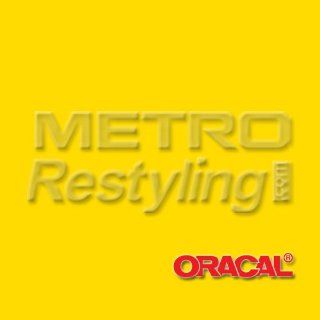 Oracal 631 Matte YELLOW Wall Graphic, Craft, Cricut & Sign Vinyl Decal Adhesive Backed Sticker Film 24"x12": Automotive
