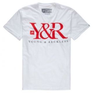YOUNG & RECKLESS Core Logo Mens T Shirt at  Mens Clothing store