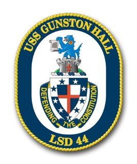 US Navy Ship USS Gunston Hall LSD 44 Decal Sticker 5.5": Automotive