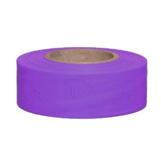 Presco TXPP 658 300' Length x 1 3/16" Width, PVC Film, Texas Purple Solid Color Roll Flagging (Pack of 144): Safety Tape: Industrial & Scientific