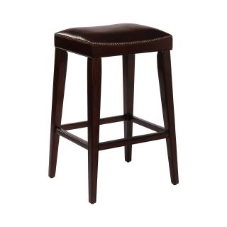 Riverton Backless Counter Height Barstool, Brown