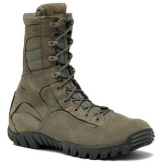 Belleville 633 Men's Hot Weather Hybrid Assault Green Olive Leather Boots: Shoes