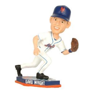 New York Mets David Wright Forever Collectibles Plate Base Bobble