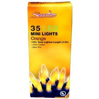 Sienna 661 15674E11 35lt M5 LED Orange Light Set : String Lights : Everything Else