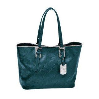 Longchamp LM Cuir Medium Leather Tote Bag in Duck Blue: Shoes