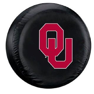 Oklahoma Sooners Black Spare Tire Cover   College Tire Covers : Automotive Tire Covers : Sports & Outdoors