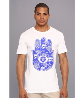 Obey Floral Hamsa Thrift Tee Mens Short Sleeve Pullover (White)