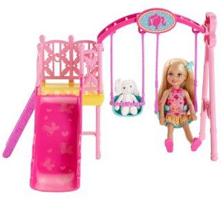Barbie Sisters Chelsea Swing Set: Toys & Games