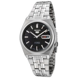 Seiko Men's SNK639K Automatic Black Dial Stainless Steel Watch: Seiko: Watches