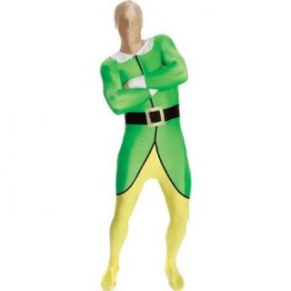 Morphsuits Premium Elf L, Green / Yellow / Black / White, Large: Adult Sized Costumes: Clothing