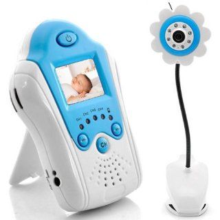 Flower Design 1.5 inch TFT LCD 2.4G Wireless Baby Monitor with Night Vision Cam : Baby