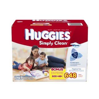 Huggies Simply Clean Baby Wipes, Refill, 648 Count: Health & Personal Care