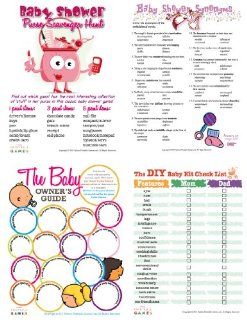 Printable Baby Shower Games Pack [Download]: Software