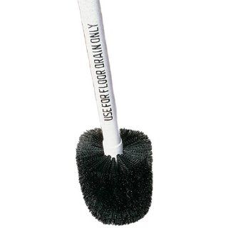 Carlisle 4109300 Flo Pac Plastic Handle Floor Drain Brush, Polypropylene Bristles, 5" Diameter Bristle, 6 1/4" Length Brush, Black: Cleaning Brushes: Industrial & Scientific