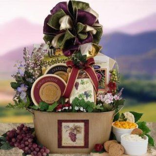 The Perfect Pairing Wine and Cheese Gift Basket  Cheese Crackers and Snacks: Everything Else