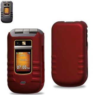 Reiko Premium Durable Rubberized Protective Case for Motorola Brute   Retail Packaging   Red: Cell Phones & Accessories