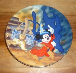 Mickey Mouse Sorcerer's Apprentice Fantasia Plate : Dinner Plates : Everything Else