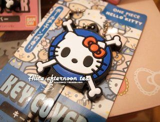 Hello Kitty One Piece Pirate Skull Flag Chopper Key Cap Cover Blue: Kitchen & Dining