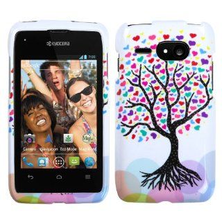 MYBAT KYOC5133HPCIM682NP Slim and Stylish Snap On Protective Case for Kyocera Event C5133   Retail Packaging   Love Tree: Cell Phones & Accessories