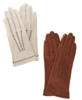 Fratelli Orsini Women's Italian Silk Lined Lambskin Leather Gloves Size 6 1/2 Color Brown at  Womens Clothing store: Cold Weather Gloves