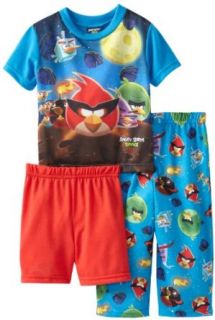 AME Sleepwear Boys Angry Birds Space Set, Blue, 3/Toddler: Pajama Sets: Clothing