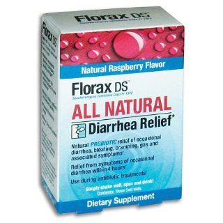 Florax DS Diarrhea Relief Dietary Supplement, Raspberry, 3 Count (Pack of 2): Health & Personal Care
