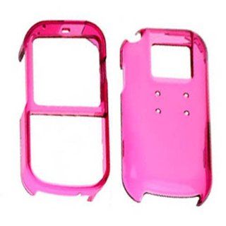 Hard Plastic Snap on Cover Fits Palm Centro 685 690 Transparent Hot Pink AT&T, Sprint, Verizon: Cell Phones & Accessories