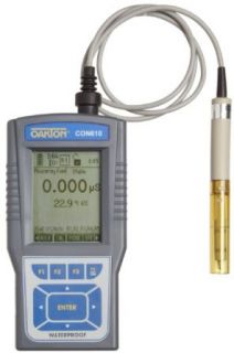 Oakton CON Portable Waterproof Conductivity and TDS Meter: Science Lab Conductivity Meters: Industrial & Scientific