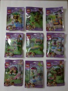 Lego Friends Animals Series 1 2 3 Compete Set of 9: Toys & Games