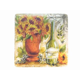 International Tuscan Sunflower by Tre Sorelle 14.5 Square Platter